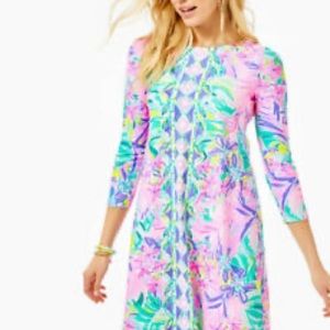 Lilly Pulitzer Ophelia Swing Dress.  It Was All A Dream Print XXL